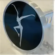 Dave Matthews Band Hitch Cover - Silver Aluminum fits 2”