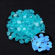 1000 PCS Glow Stones, Glow in Dark Gardon Glow Pebbles Luminous Rocks for Walkways, Fish Tank Outdoor Decor Garden Lawn Yard Aquarium Walkway (Color : Blue)