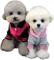 Dog Hoodie Sweater, Plush Fleece Pullover Jacket with Letters Print, Warm Winter Clothes for Small Medium Large Dogs & Cats