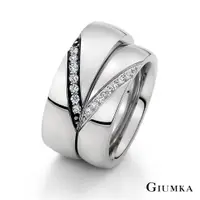 在飛比找蝦皮購物優惠-GIUMKA 白鋼情人對戒刻字 流星烙印戒指MR00592珠