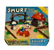 SMURF NEW DELUXE PLAY VILLAGE SCHLEICH WALLACE BERRIE US 1983 SMURFS