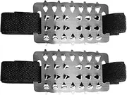[Generic] Anti Slip Crampons Ice Cleats | Shoes Boots Cleats for Winter Walking - Snow Traction Cleats, Shoe Spikes Grips for Climbing, Jogging, Fishing