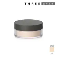 在飛比找momo購物網優惠-【THREE】凝光蜜粉-光采 17g#01