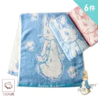 在飛比找momo購物網優惠-【PETER RABBIT 比得兔】6入組-純棉高支紗品牌兔