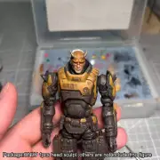 Premium 1/18 Cyberpunk Mask Man Head Sculpt Soldier Head For 3.75" Action Figure