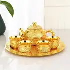 Chinese Tea Set Retro Elegant Portable Teapot Set for Travel Office Outdoor