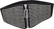 [TEMPNAP] 1pc Corset Ladies Black Cinch Belt Running Belt Lightweight Belt Trainer Belt for Women Practical Belt Non-Fading Belt Waist Lace Stretchy Belts for Women Suspender Elastic Pu