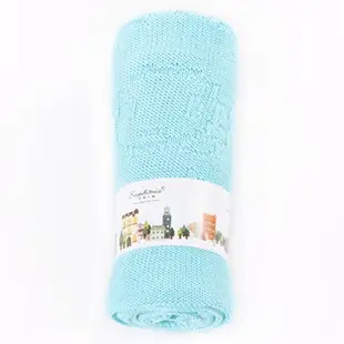 【EUPHORIA】柔舒棉毯(簡約版)-95X125公分 夏日藍