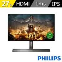 在飛比找momo購物網優惠-【Philips 飛利浦】279M1RV 27型 IPS 4