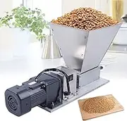 Electric Grain Mill Grinder, 4L/4.23QT Pellet Mill, 2 Roller Grain Grinder Mill for Rice Corn Wheat, for Rice, Cereals, Spices, Red Beans Feed