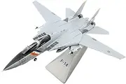 Replica Pre-Build Aircraf 1/72 for (with Stand) Die-cast Metal AF1 Navy F-14D Tomcat Ighter VF-2 Bounty Hunter NE100 F14 Alloy Military Model Display Collection Gift Collection Gift Display