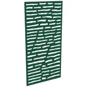 ProtectorAl 300-1200w x 1201-2400h Dark Green/Gloss White Slate Unframed Composite Deco Panel