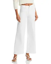 Frame Le Slim Palazzo Jeans in White