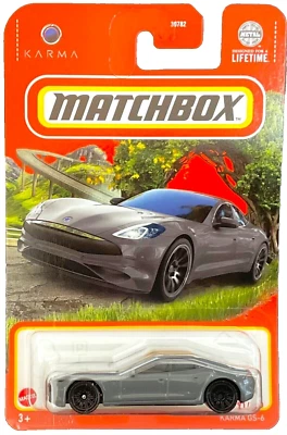 2024 Matchbox KARMA GS-6 Gray 91/100 Metal 1/64