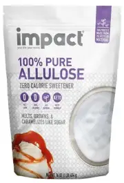 Impact 100% ALLULOSE Sweetener, Zero Cal Keto Friendly Sugar Substitute (1 Lb)