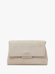Grace Glitter Suede Clutch