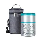 Vacuum Insulated Stackable Stainless Steel Thermal Lunch/Snack box, 2-Tier Be...