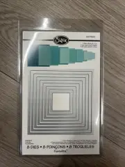Universal Metal Die Cut Tool Sizzix Framelits Squares 657565 Shapes