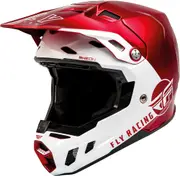Fly Racing Formula CC Centrum, motocross helmet , color: Red/White , size: M