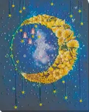 Bead embroidery kit The night is shining needlework kit canvas beadwork pattern