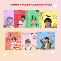 在飛比找蝦皮購物優惠-Enhypen Memopad Enhypen Memo p