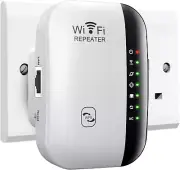 Wifi Extender, Signal Booster up to 5000Sq. Ft and 52 Devices, Long Range Amplif