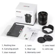 Viltrox 13mm F1.4 AF Auto Focus Ultra Wide Angle Prime Lens for Fuji X Cameras