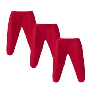 3Pcs Sets Baby Pants 0 to 12 Months Boys Girls Cotton Leggings Pants Solid Color