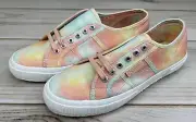 New Superga 2750 COTU Classic Canvas Sneakers Pastel Tie Dye Women's 9.5 Men's 8