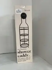 Kitsch, Self-Draining Shower Caddy w/ Suction Cup, Rust Proof Bar Soap Holder