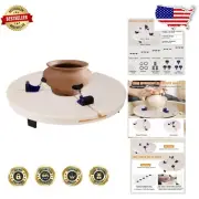 Portable Pottery Trimming Turntable Clamp - Ideal for Classroom and Studio Use