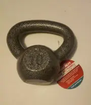NEW Weider 10lb Kettlebell Cast Iron Fitness Weight Lifting Sculpting Toning NEW