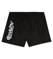 [Off-White Kids] Off-White Kids Graffiti swim trunks Y 10 black