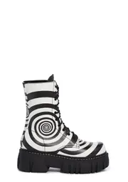 [Current Mood] How Sweet It Is Combat Boots - Black/White