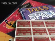 4 x BACK TO THE FUTURE Solenoid Prop Flux Capacitor Sticker - TORR LABORATORIES