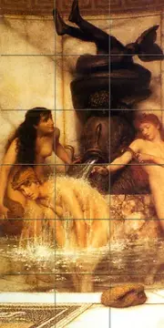 Art Alma Tadema Nude Ceramic Mural Backsplash Bath Decor Tile #28