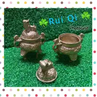 在飛比找蝦皮購物優惠-☘️Rui Qi ☘️模型 廟會 金色天狗爐 宣爐 香爐