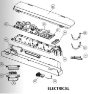 FUJITSU K9900825010 aka 9900825010 THERMISTOR PIPE EXIT VAB