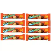 909066 8 x 99g BAR REESES FASTBREAK MILK CHOC PEANUT BUTTER & NOUGAT KING SIZE
