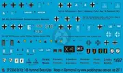 Peddinghaus 1/87 (HO) Sd.Kfz.165 Hummel German SPG Markings (5 vehicles) 2356