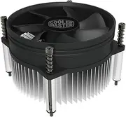 Cooler Master i50 CPU Air Cooling System for Intel LGA 1700 Sockets - 60.8mm Extra Low-Profile, Super-Thin Aluminium Heatsink, Quiet 92mm Fan (40.87 CFM, 1.93 mmH2O, 26.8 dBA, 2200 RPM)