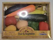Battat Market Pretend Food - Vegetables And Fruits Very Realistic
