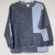 Wonder Nation Boys Sweater Size S (6-7). NWT! Gray & Black Color Block Sweater.