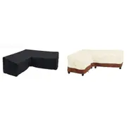 L Shape Corner Outdoor Sofa Cover Waterproof Rattan Corner Furniture Cover v Shape Protective Dust Covers