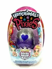 Hatchimals Pixies, 2.5" Purple Egg Collectible Doll and Accessories NIP