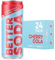 Nexba Better Soda – Cherry Cola – All Natural Sugar Free – 24 x 330mL Cans