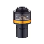 AmScope 1X Adjustable Focus C-mount Relay Lens Adapter for Microscope Cameras