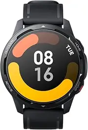 Xiaomi Watch S1 Active Smartwatch (1.43 Inch AMOLED HD; 117 Training Modes; Monitoring of SpO2, Heart Rate & Sleep; Bluetooth; NFC; GPS, 5 ATM, up to 12 Days Battery, Alexa) Black, XM100024