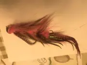 Blane Chocklett’s T bone muskie pike articulated fly olive pink