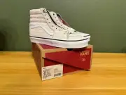 Vans Sk8 Hi Emboss White 5 Men/6.5 Women
